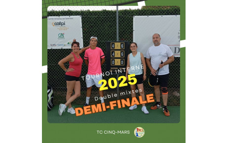 Tournoi interne 2025 🎾