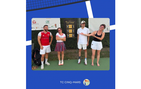 Tournoi interne 2026 🎾