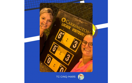 Tournoi interne 2026 🎾