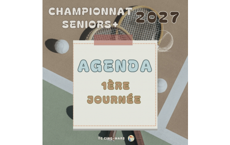 🎾 Championnat Seniors+ 2027