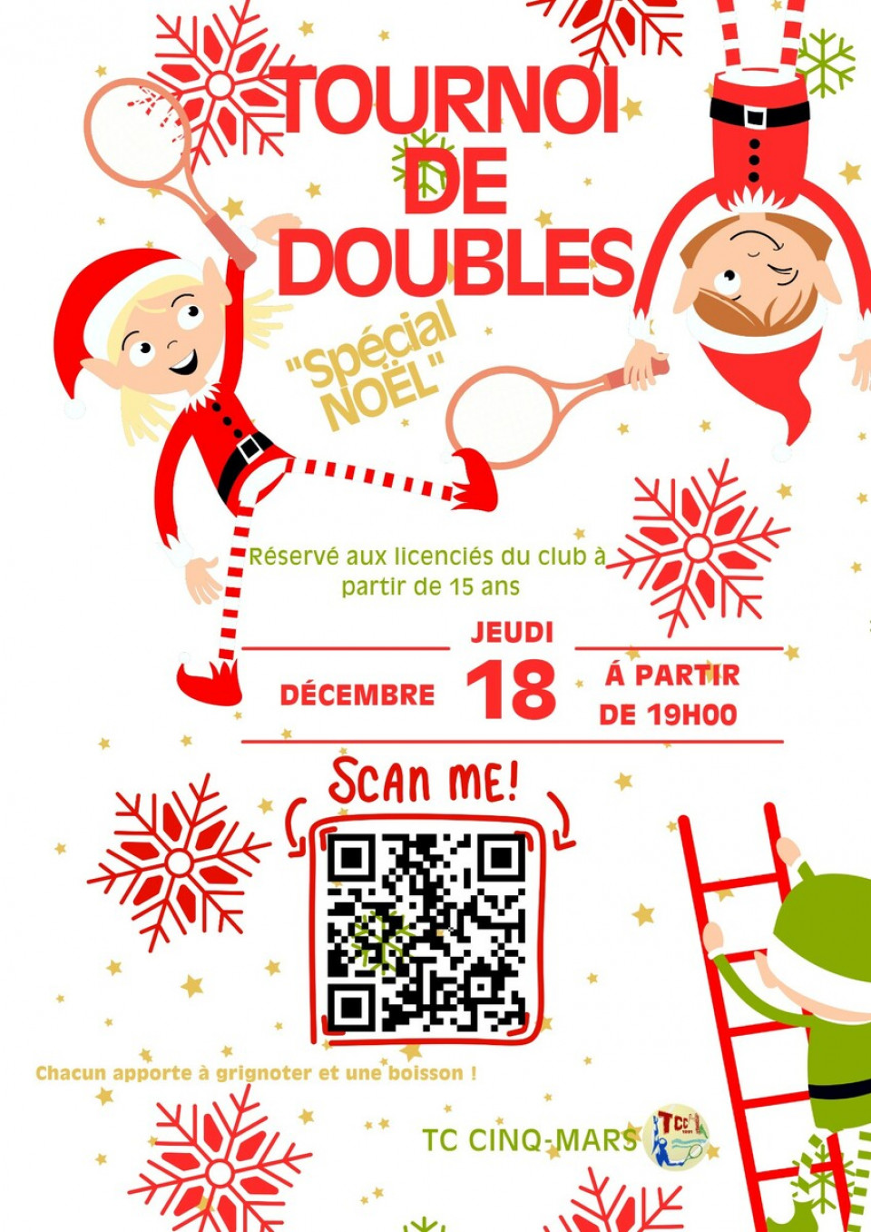 🌲 TOURNOI DE DOUBLES 🎅